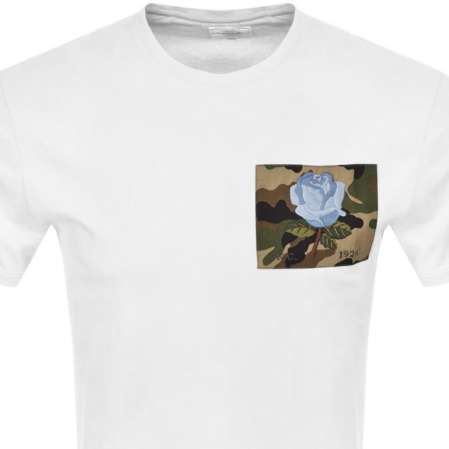 Alternative Image for ProductKent And Curwen Rose T Shirt White2